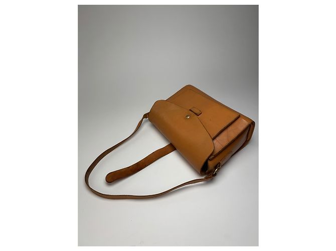 Vintage Marni Ledertasche braun Kamel - Ansicht 8