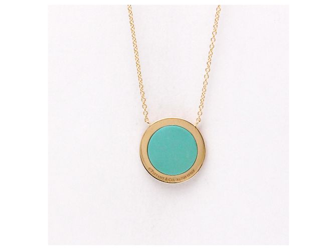 Tiffany & Co Collana Tiffany T a Due Cerchi in Oro Rosa D'oro - vista 2