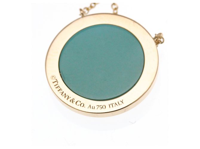Tiffany & Co Collana Tiffany T a Due Cerchi in Oro Rosa D'oro - vista 8