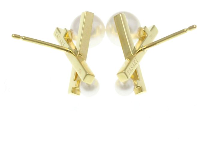 Orecchini Tasaki Balance Cross - vista 4