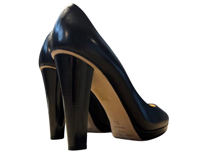 Jimmy Choo London Décolleté Plateau Nero - vista 3