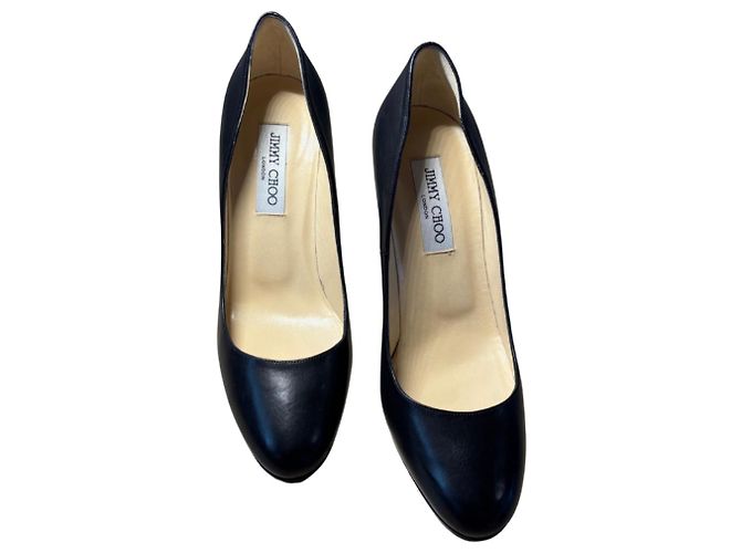 Jimmy Choo London Décolleté Plateau Nero - vista 4