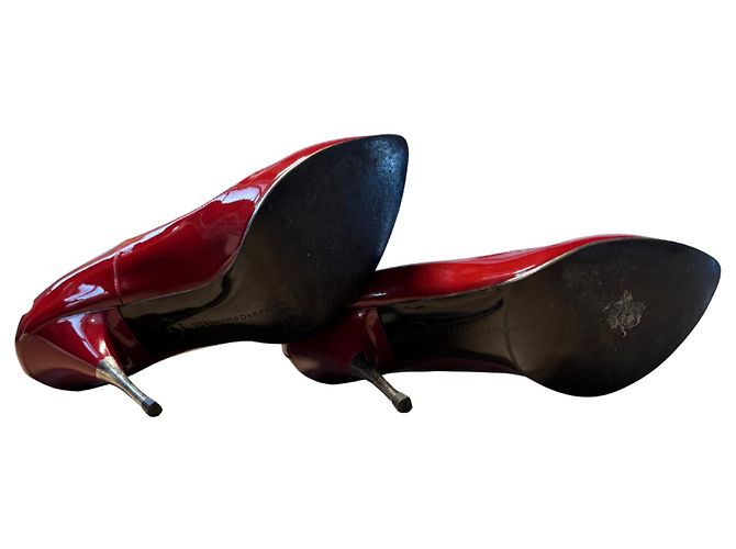 Stella Mc Cartney Stella McCartney Décolleté Rosso Bordeaux Vernice - 39 - vista 6