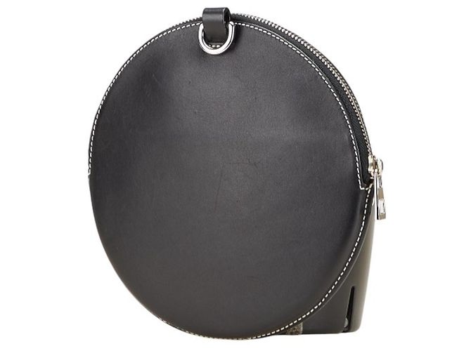 Pochette Cookie Anagram Loewe in Pelle Nera Nero - vista 2
