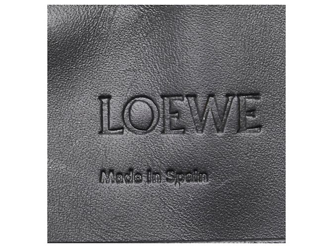 Pochette Cookie Anagram Loewe in Pelle Nera Nero - vista 7