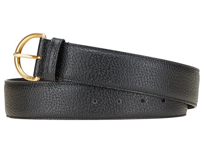 Schwarzer Leder-Gürtel für Damen von Gucci - Ansicht 2