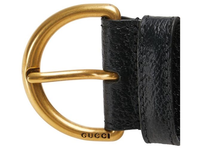 Schwarzer Leder-Gürtel für Damen von Gucci - Ansicht 4