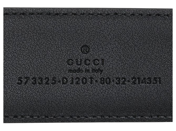 Schwarzer Leder-Gürtel für Damen von Gucci - Ansicht 5