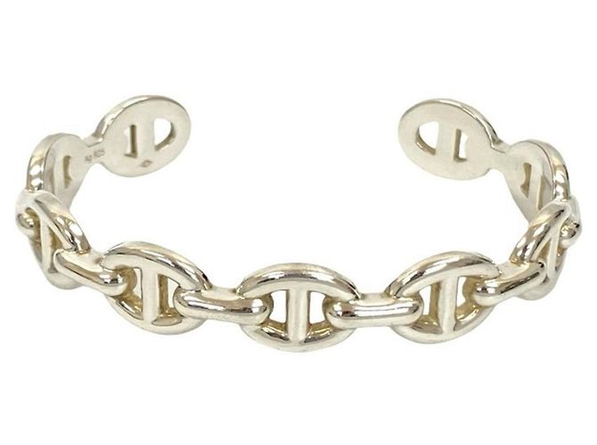 Hermès HERMES Bracciale Bangle Chaine d'Ancre Anchaîne Argento - vista 5