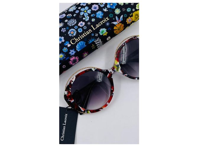 Occhiali da sole Christian Lacroix CL5119 Rosso Verde Azzurro - vista 16
