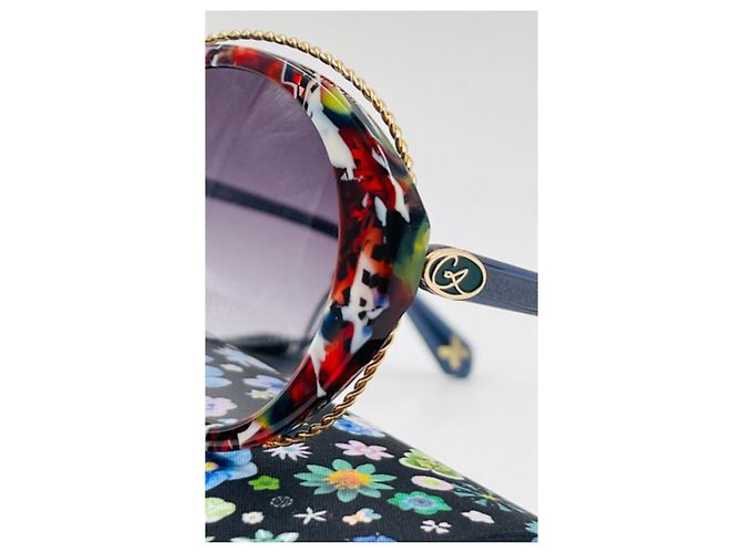 Occhiali da sole Christian Lacroix CL5119 Rosso Verde Azzurro - vista 4