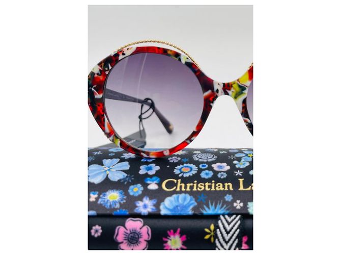 Occhiali da sole Christian Lacroix CL5119 Rosso Verde Azzurro - vista 6