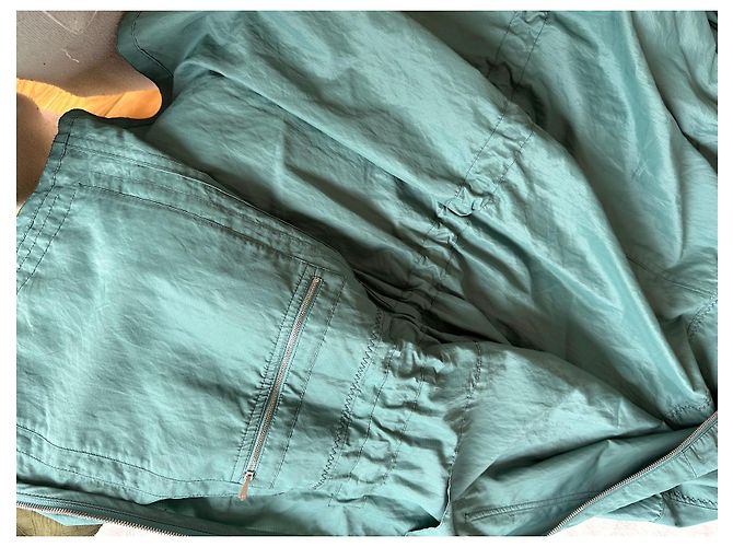 Hermès Turquoise Polyamide Coat - view 10