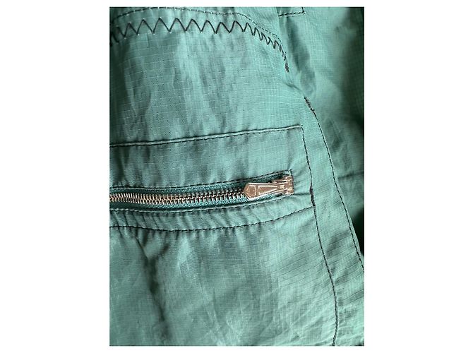 Hermès Turquoise Polyamide Coat - view 12