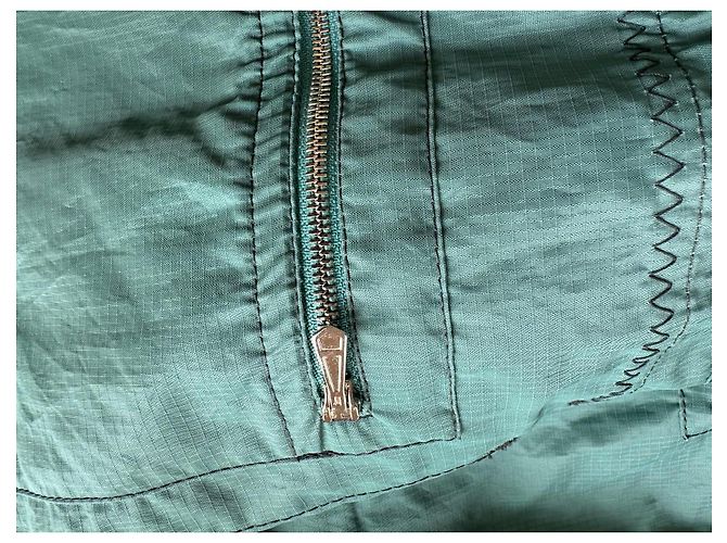 Hermès Turquoise Polyamide Coat - view 13