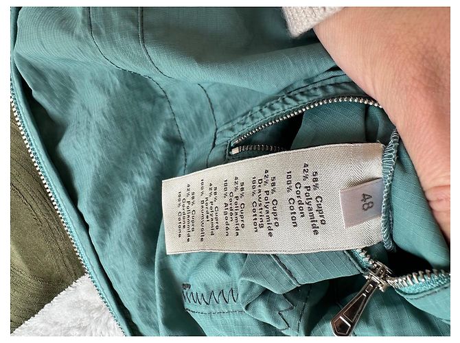 Hermès Turquoise Polyamide Coat - view 14