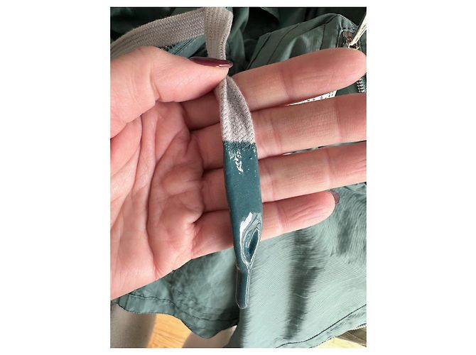 Hermès Turquoise Polyamide Coat - view 16