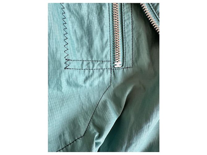 Hermès Turquoise Polyamide Coat - view 17