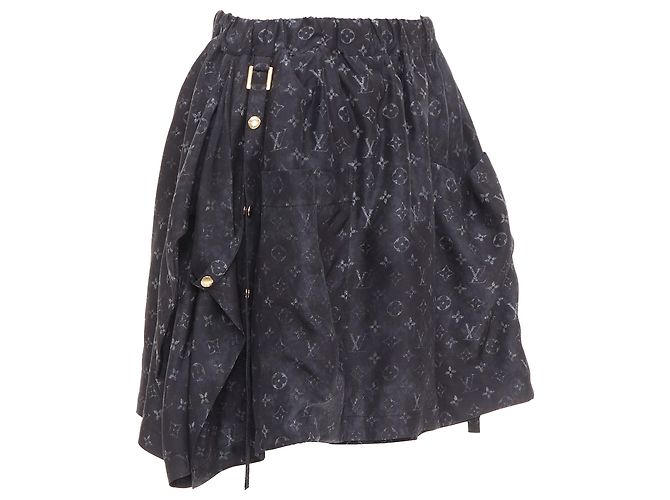 Minirock mit Glockenform Cloud Pocket Monogram Louis Vuitton Grau - Ansicht 3