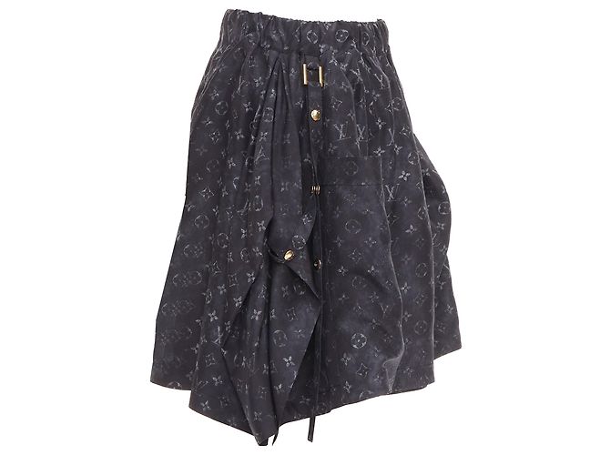Minirock mit Glockenform Cloud Pocket Monogram Louis Vuitton Grau - Ansicht 4