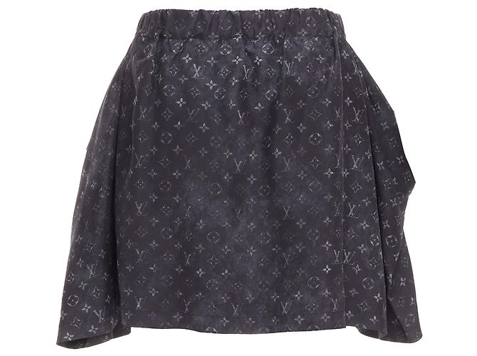 Minirock mit Glockenform Cloud Pocket Monogram Louis Vuitton Grau - Ansicht 5