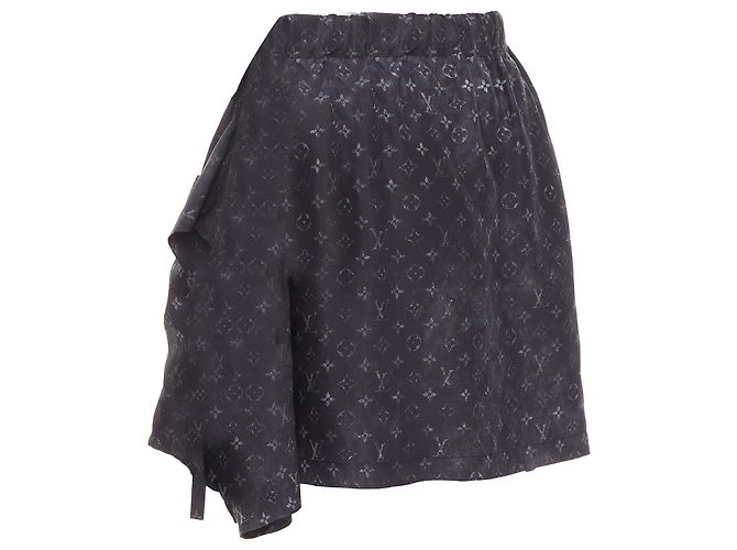 Minirock mit Glockenform Cloud Pocket Monogram Louis Vuitton Grau - Ansicht 6
