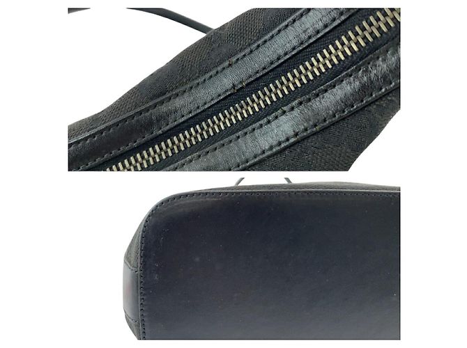 Bolsa de Ombro Gucci GG Canvas 2 em 1 Preto - vista 8