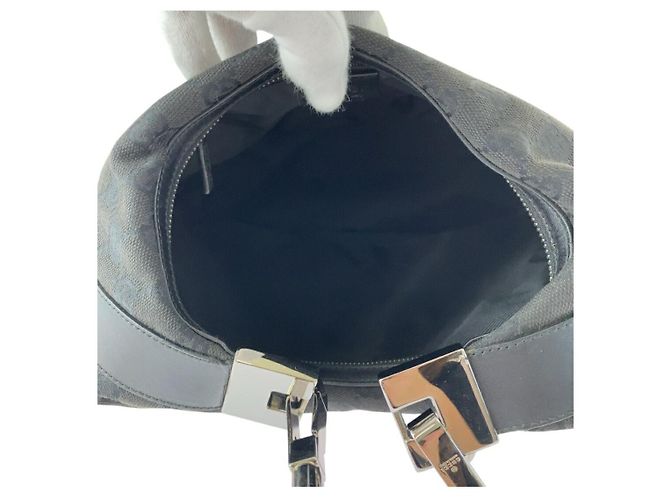 Bolsa de Ombro Gucci GG Canvas 2 em 1 Preto - vista 9
