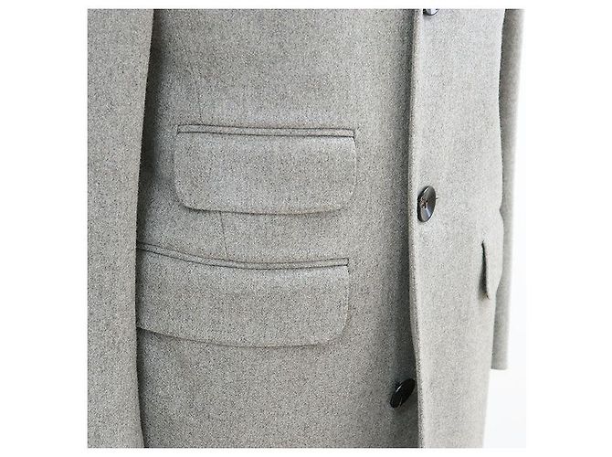 Autre Marque Abrigo de lana Boglioli Beige - vista 12