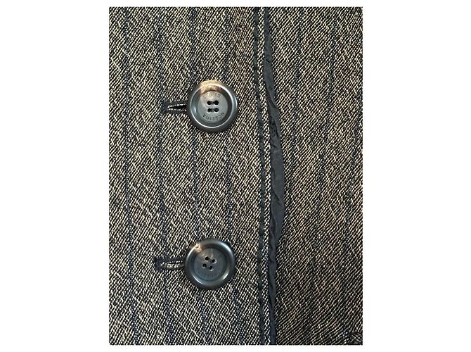 Giacca Louis Vuitton marrone in lana e seta - vista 10