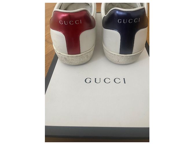 Sneakers Gucci Grip-Strap Bianco - vista 5