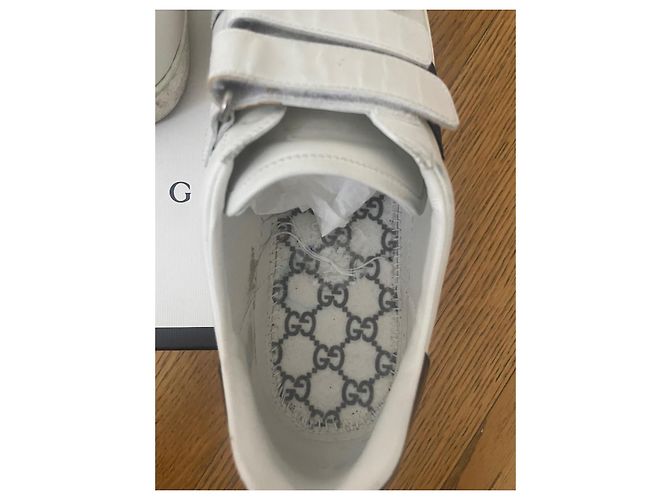 Sneakers Gucci Grip-Strap Bianco - vista 6