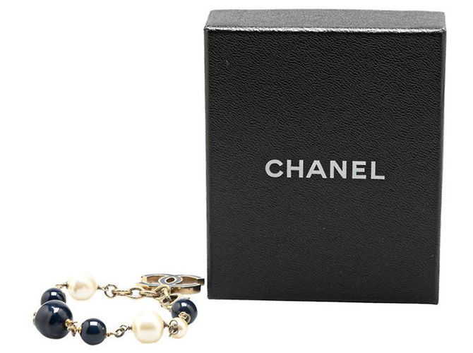 Bracciale Charm Coco Mark di Chanel Nero D'oro - vista 6