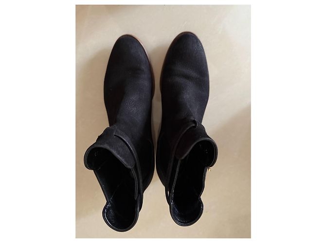 Stivaletti Louis Vuitton in pelle nera Nero - vista 16