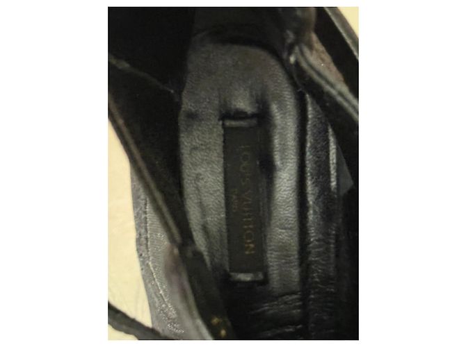 Stivaletti Louis Vuitton in pelle nera Nero - vista 5