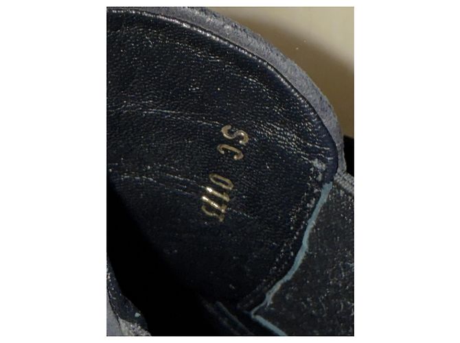 Stivaletti Louis Vuitton in pelle nera Nero - vista 6