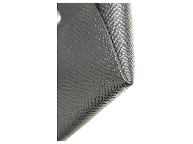 Monedero Bastia de Hermès en cuero Epsom negro - vista 5