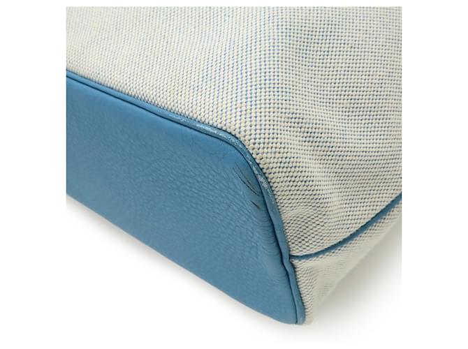 Hermès HERMES Borsa Tote Jardinier PM Blu Blu chiaro - vista 4