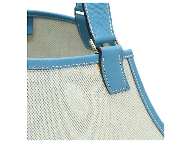 Hermès HERMES Borsa Tote Jardinier PM Blu Blu chiaro - vista 6
