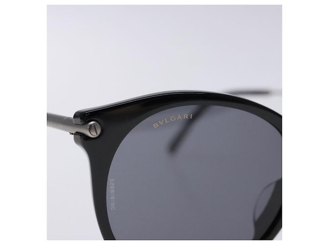 Bulgari Occhiali da sole BVLGARI Plastica Nera Auth BA5369V Nero - vista 8