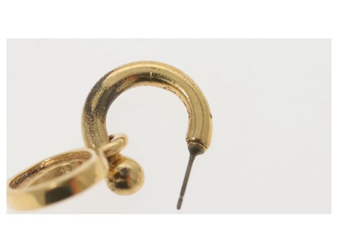 Orecchino Pierce in metallo dorato Christian Dior Auth bs29177 D'oro - vista 4