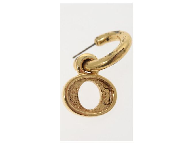 Orecchino Pierce in metallo dorato Christian Dior Auth bs29177 D'oro - vista 8