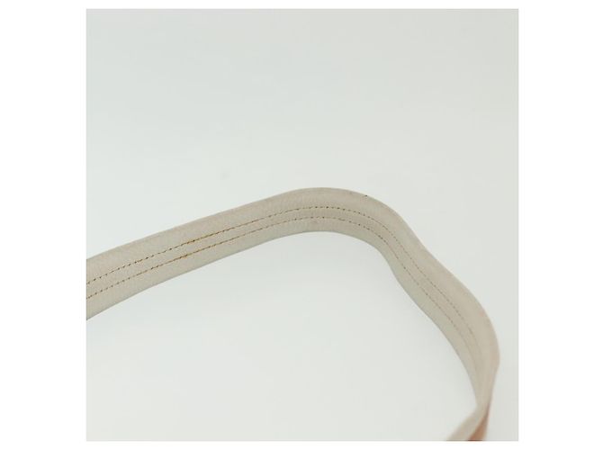 Céline Borsa a Spalla in Pelle Bianca e Argento CELINE Auth bs29347 Bianco - vista 8
