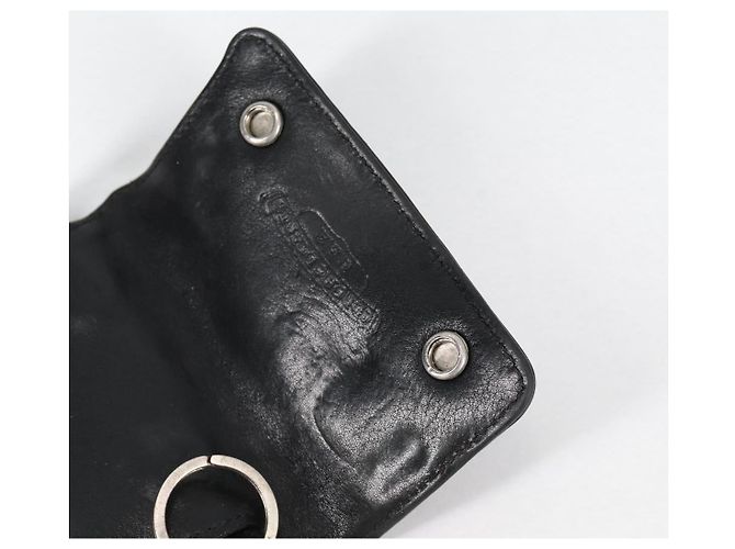 Chrome Hearts Key Case Leather Black Auth 138944M - view 10