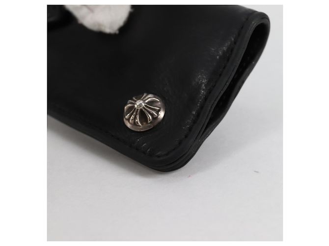 Chrome Hearts Key Case Leather Black Auth 138944M - view 15