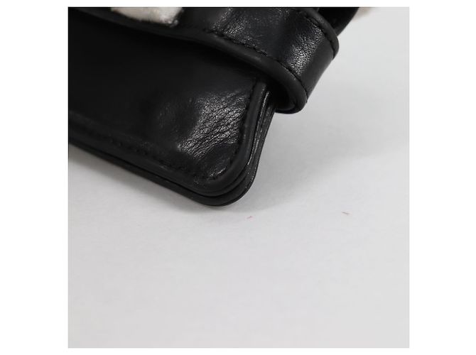 Chrome Hearts Key Case Leather Black Auth 138944M - view 17