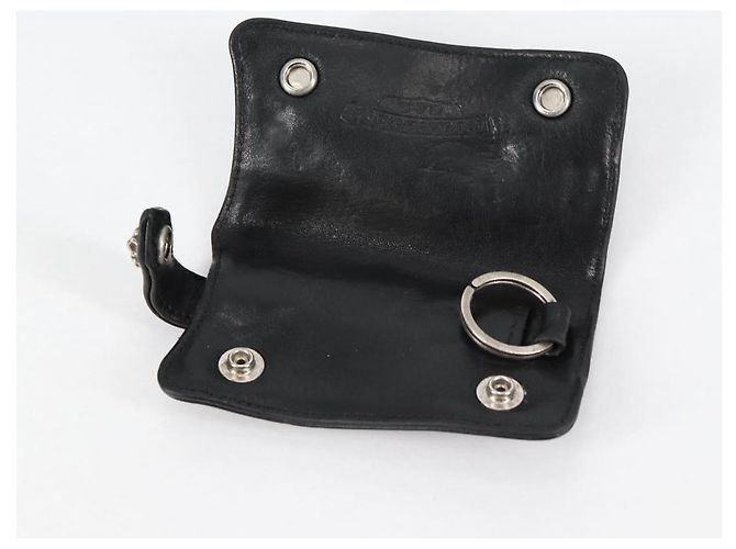 Chrome Hearts Key Case Leather Black Auth 138944M - view 8
