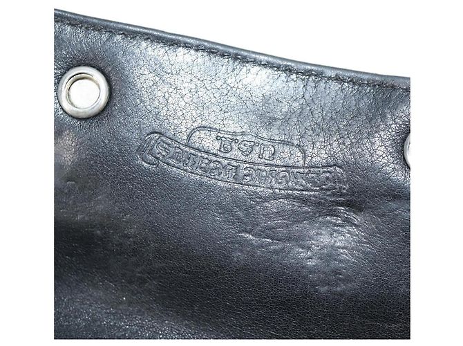 Chrome Hearts Key Case Leather Black Auth 138944M - view 9