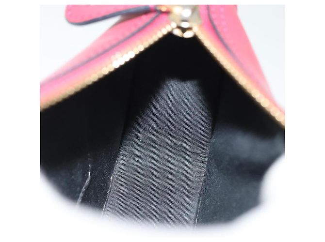 Bolso de cuero LOEWE dorado rosa Auth 140238 - vista 18