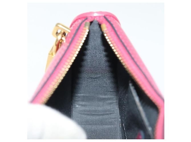 Bolso de cuero LOEWE dorado rosa Auth 140238 - vista 19